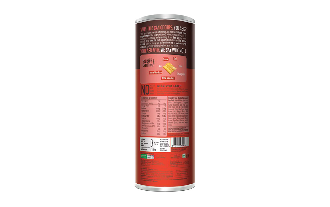 Ritebite Max Protein 7 Grain Protein Snack Chinese Manchurian   Jar  150 grams